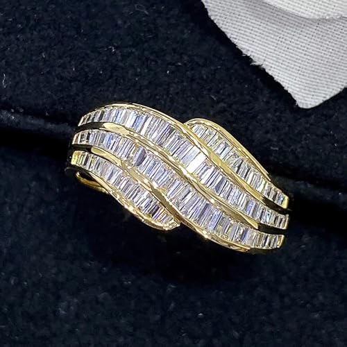 Stylish Wedding Rings with Bright Cubic Zirconia for Women Luxury Fashion Finger Jewelry3