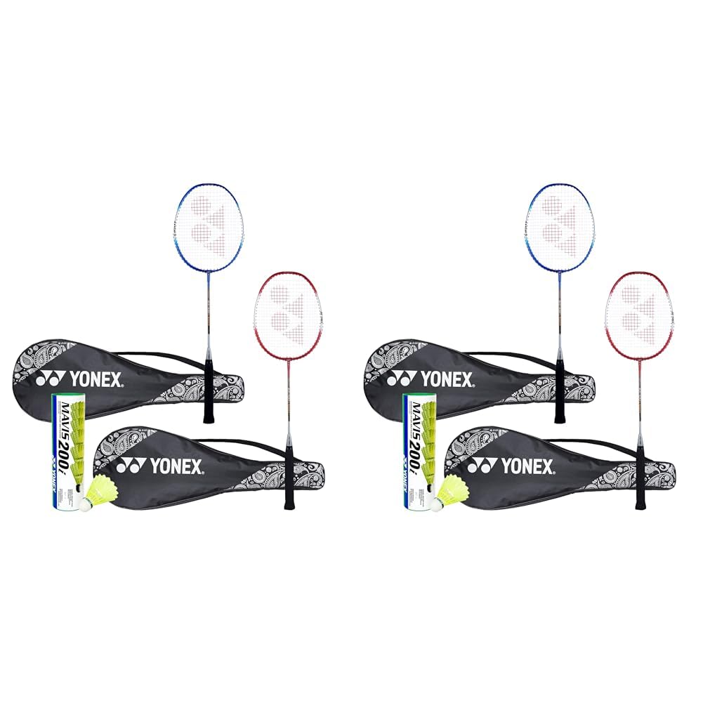 Yonex ZR 100L M200I Aluminum Strung Badminton Racquet (Blue) with Full Cover-picture-26