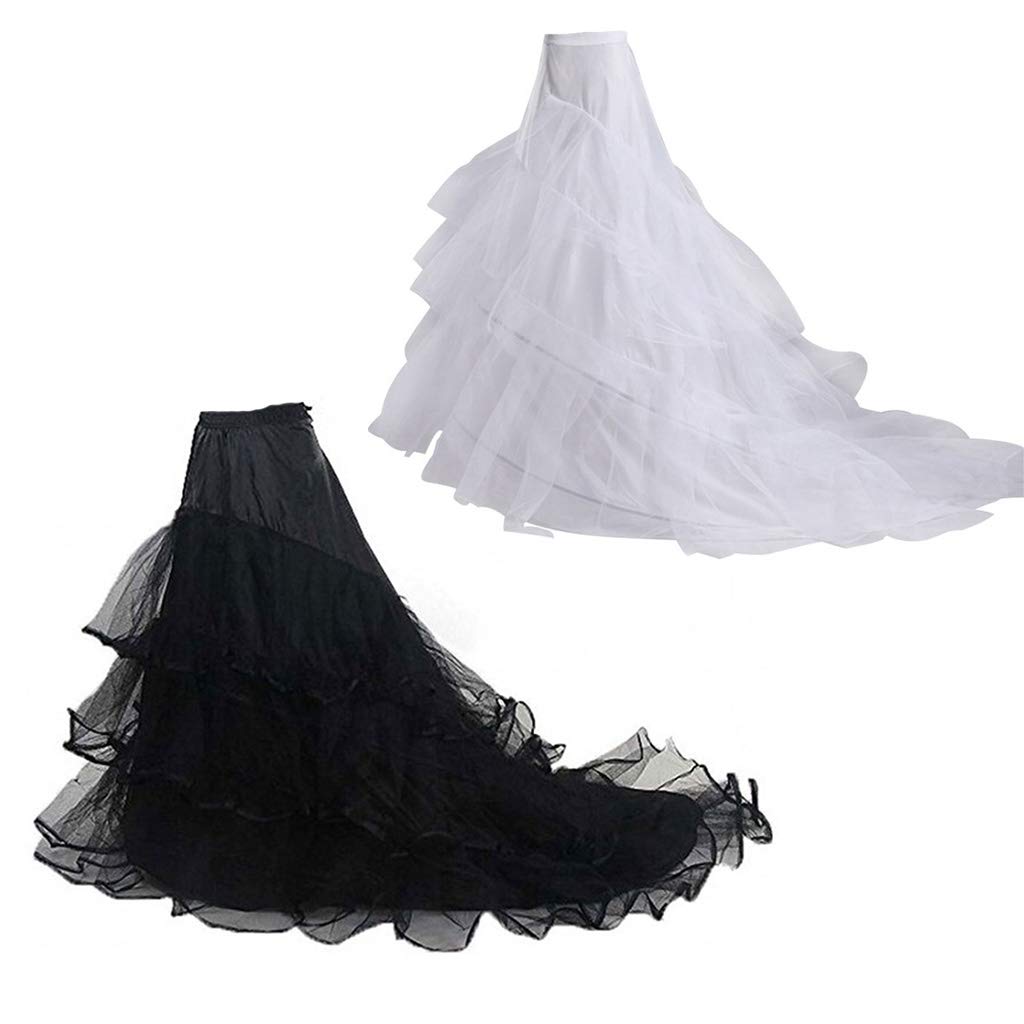 Fil 3 couches, 2 cercles, robe de mariée, jupe longue, jupon, poignet élastique en F