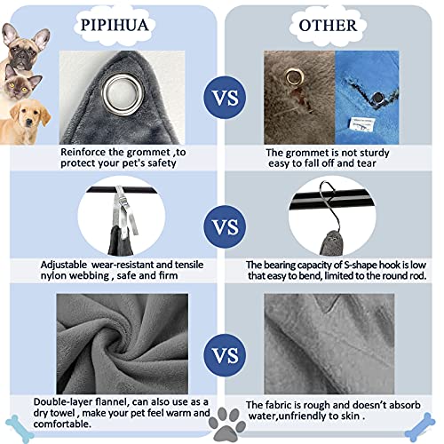PIPIHUA Dog Grooming Hammock,Dog Grooming Harness for Trimming Nail,Pet Supplies Kit 7 in 1 with Hammock/Nail Clipper… - Image 4