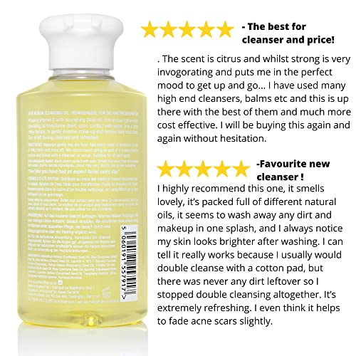 Vitamin C Face Cleansing Oil - Gentle Makeup Remover 200ml - Image 2