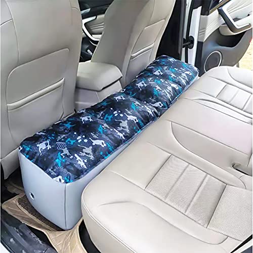 OGLAND Inflatable Car Air Travel Bed Mattress for Back Seat Gap Pad, 130-30-40cm Auto Accessories Inflation Bed(Camouflage)
