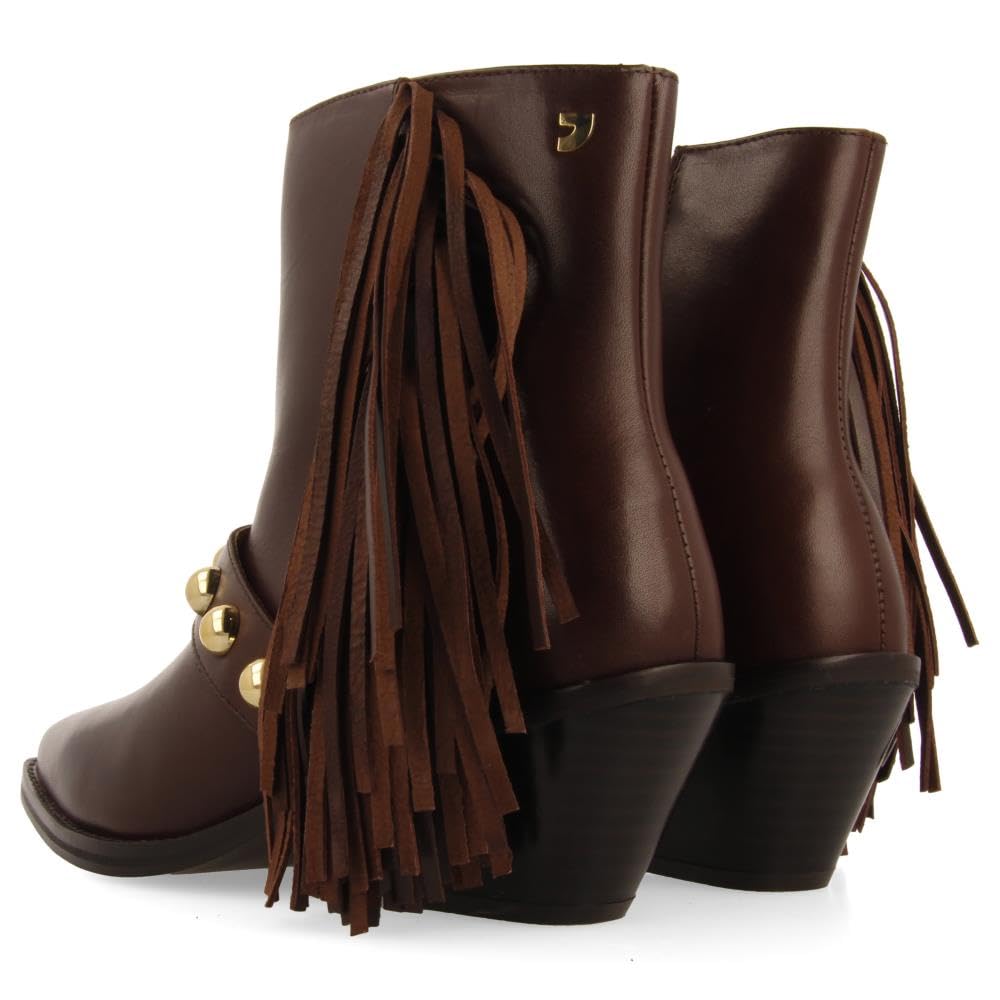 GIOSEPPO Botines TACÓN Piel Flecos Y TACHAS Clarksville