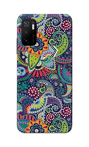 Image of Printed Hard Back Cover Case for Mi Poco M3 Pro 5G Back Cover (Miraculous Patterns) -1803