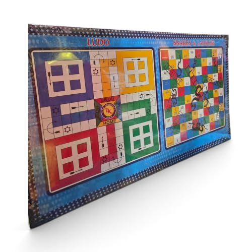 Image of Table Folding Study Table with Ludo Game Printed