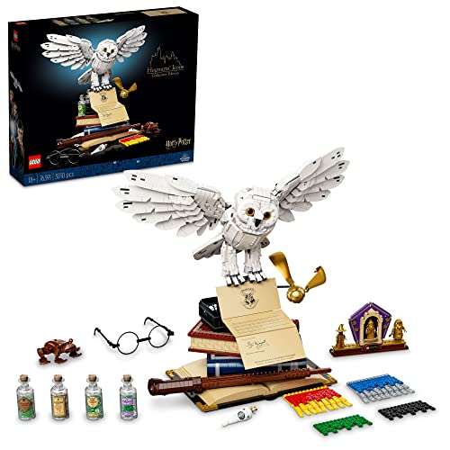 LEGO Harry Potter 76391 Lot de 3 010 icônes de Poudlard pour adultes Édition collector 20e anniversaire