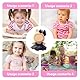 NHQZ , Puppenkleidung, passend für 17cm Stoffpuppe, Puppe Nicht enthalten,Bekleidung Labubu Plush Pullover Hoodie Bekleidung DIY Kinder Geschenke