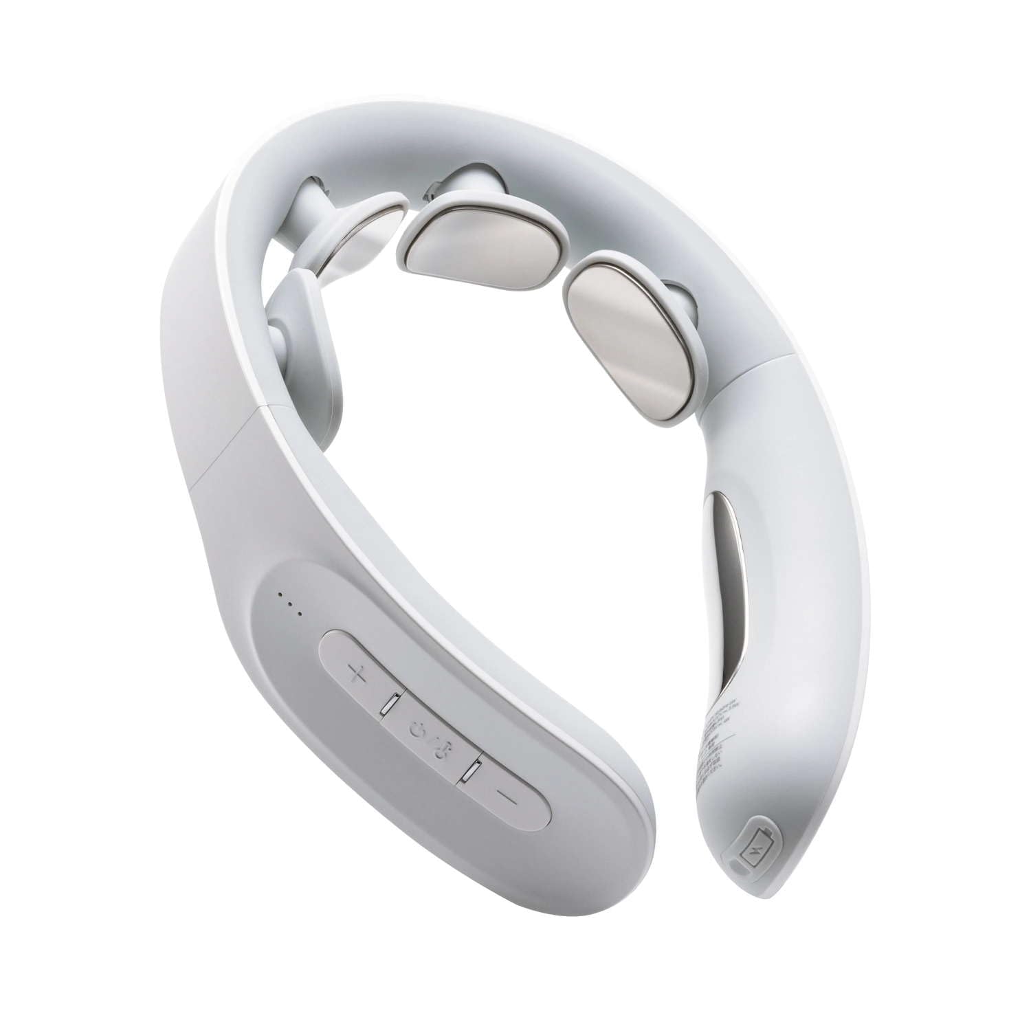 MYTREX Dr.Heat Neck Masajeador Cervical y Espalda con EMS y Calor Color Blanco | Dispositivo Eléctrico de Cuello para Alivio del Dolor con 6 Modos de Masaje y 16 Niveles de Intensidad