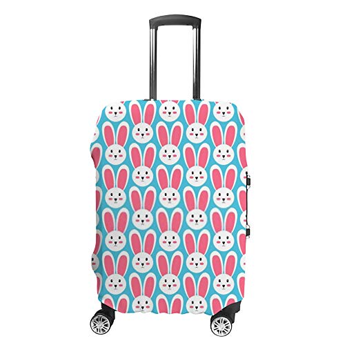 Housse de protection pour bagages motif lapin mignon - Taille M extensible
