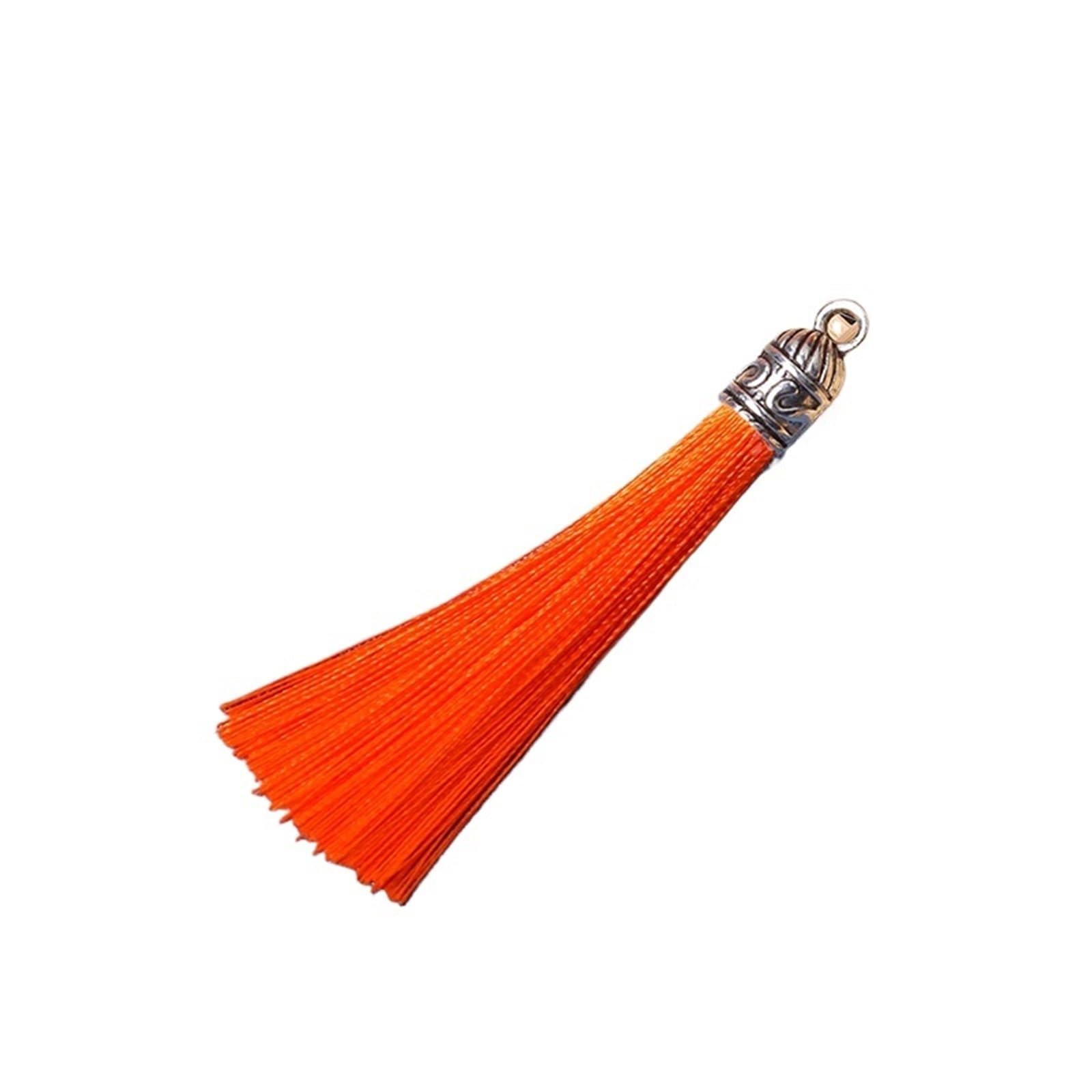 Ornamental tassel, Tassels Decoration Silky Handmade Mini Crafting Tassel for Bracelets DIY Craft