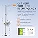 Ezcasch Emergency Eye Wash Station with Shower Stainless Steel Eyewash and Shower Kit Integrated Eyewash and Shower System Multi-Functional Eyewash Station First Aid Eyewash and Shower Kit.