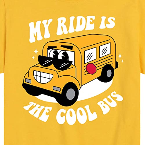 Instant Message - Cool School Bus - Toddler & Youth Short Sleeve Graphic T-Shirt3