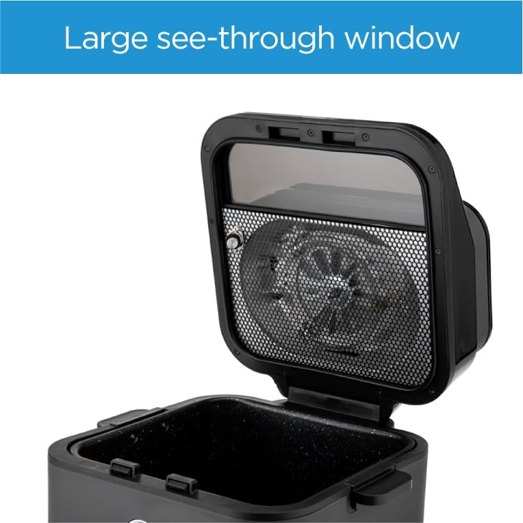 Midea 7.3L Digital Air Fryer large see-through window