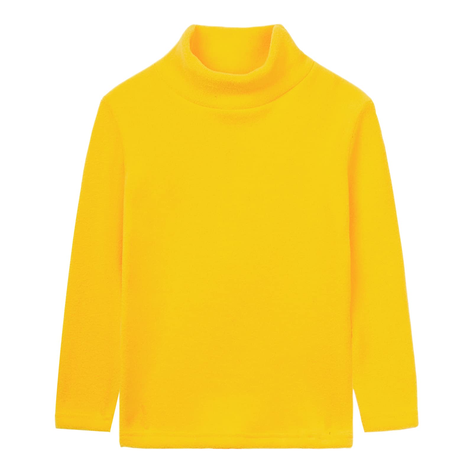 LittleSpring Unisex Boys Girls Polar Fleece Shirt Base Turtleneck Top (2-14 Years)