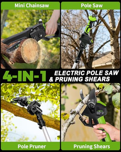 V-MODEST 4-in-1 Electric Pole Saw
