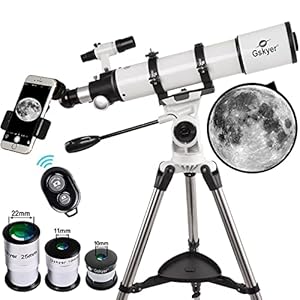 Gskyer Telescope, Telescopes for Adults, 600x90mm AZ Astronomical Refractor Telescope,Telescope for Kids,Telescopes for…