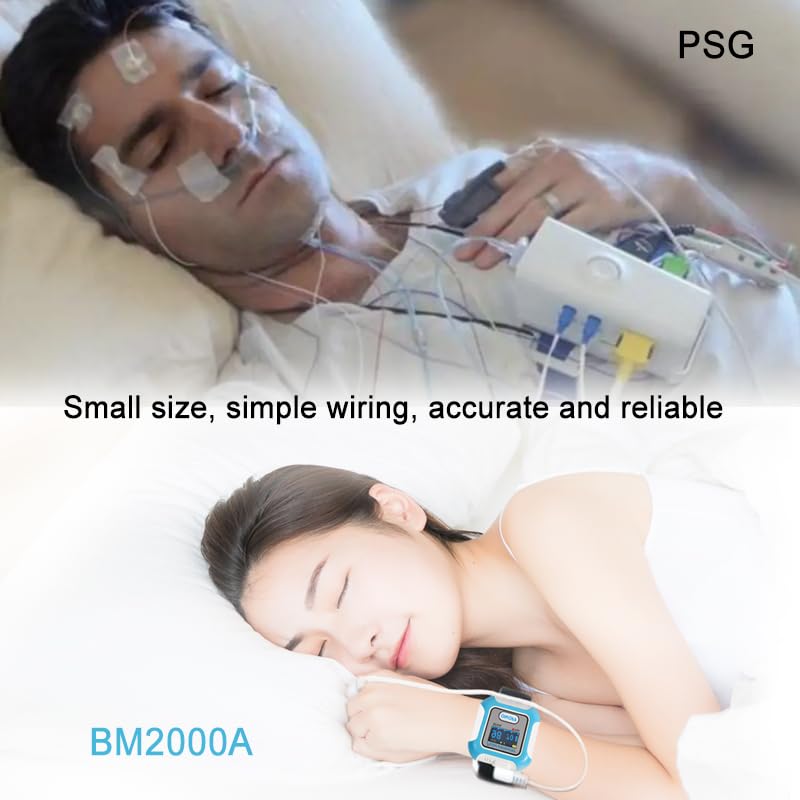 Wrist Blood Oxygen Saturation Monitor for Adult,Bluetooth Wearable Spo2 Monitor, Rechargeable Pulse Oximeter with Free APP Reports