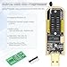 EEPROM BIOS USB Programmer Kit CH341A Programmer +1.8V Adapter & SOIC8 Clip & SOP8 to DIP8 Adapter, for 24 25 Series Flash