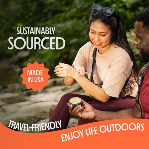 Image of Murphy's Naturals Mosquito Repellent Balm, Plant-Based, 2 oz (Pack of 1) | Formulated with cedarwood, lemongrass & rosemary oils; DEET-free*, repels mosquitoes up to 2 hrs & ticks 1 hr; travel-size