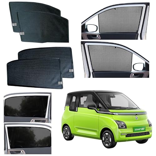 Image of WolkomHome Car Accessories Fix Curtain Window Shades Half Curtains Sunshade for Comet