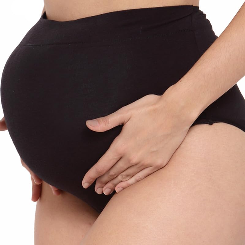 Image of Inner Sense Organic Cotton Bamboo Overlap Maternity Panties | After delivery Panties for Women | Full Coverage, Pregnancy Panty for Women I Maternity wear Skin