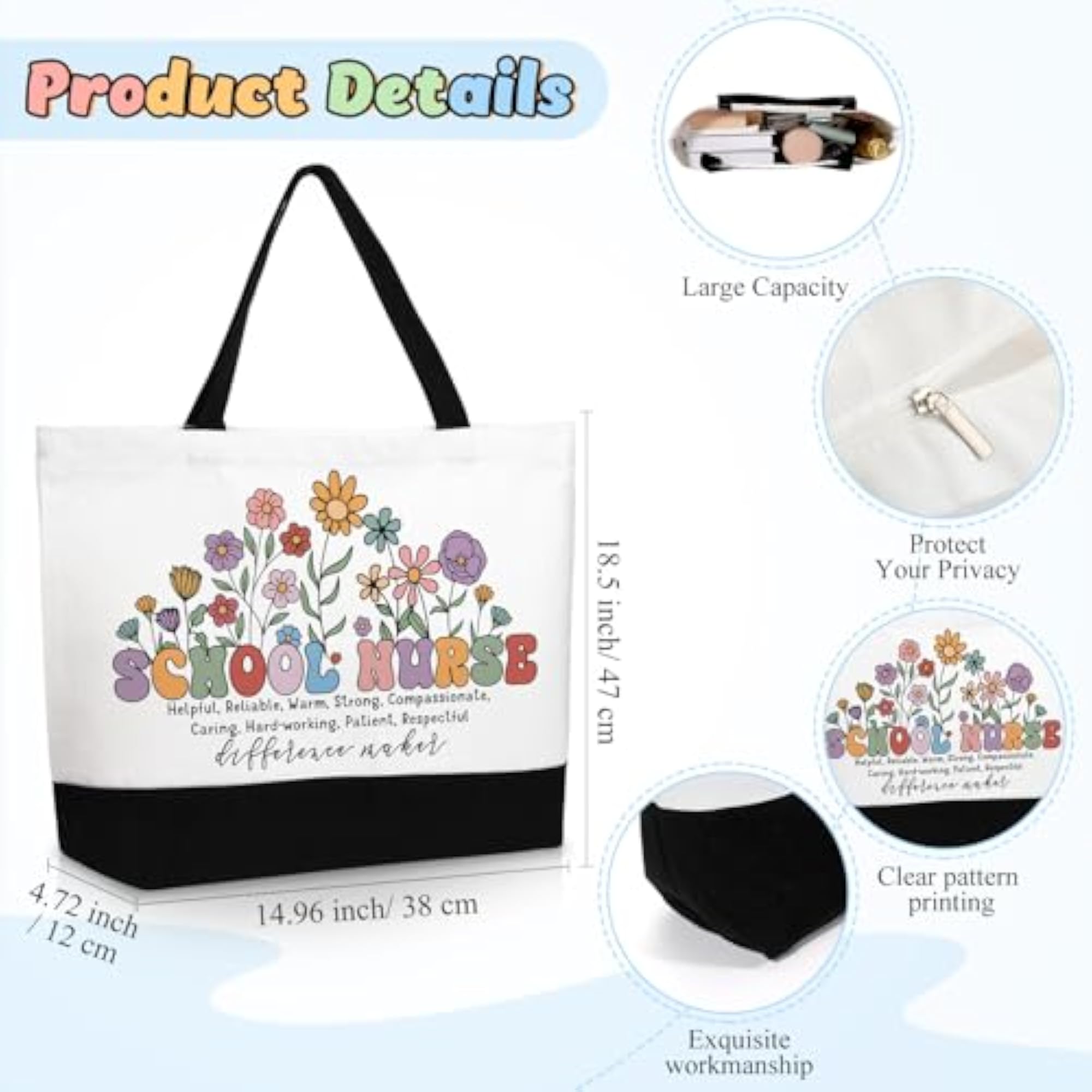 Inspirational Tote Bag for Employee Appreciation Day