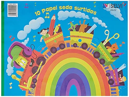 Selvi 3600 - 10 Papel de seda colores surtidos