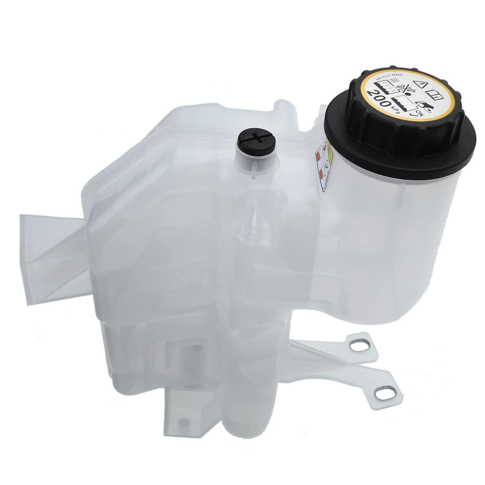 Coolant Expansion Tank, -6AN, Black