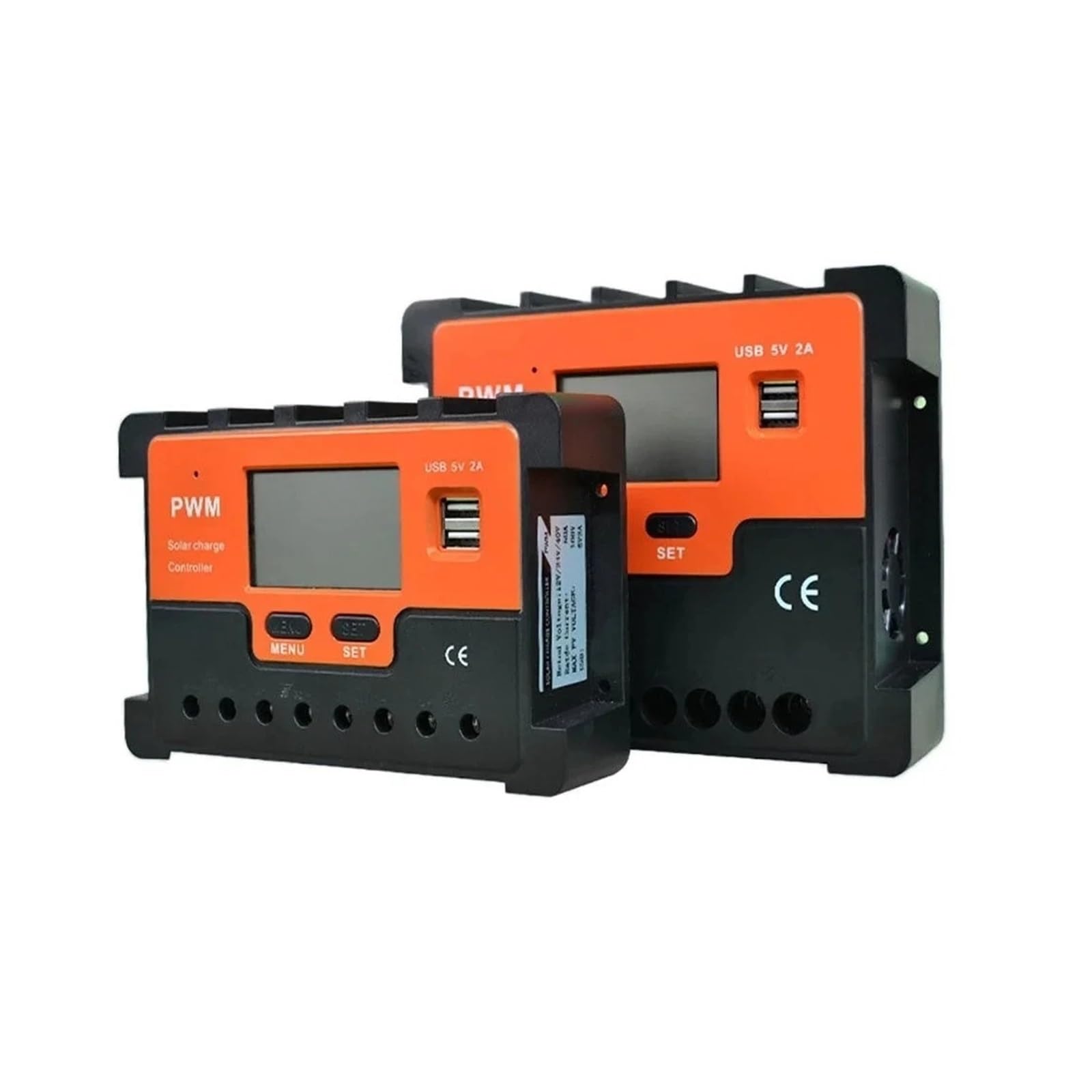 Kontroler ładowania słonecznego, 10A 20A 30A 40A 50A 60A Kontroler Słoneczny 12V 24V AUTO LCD Regulator PWM Z USB Do Panelu Słonecznego PV Światła Ładowarki Baterii(60A,48V)