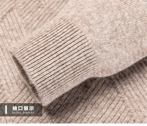 Men's Winter Sweater Thick Half Turtleneck Inner Wear Knitted Sweater Long Sleeve2