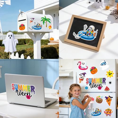 Imanes de refrigerador AnyDesign 18 piezas Summerween miniatura 7