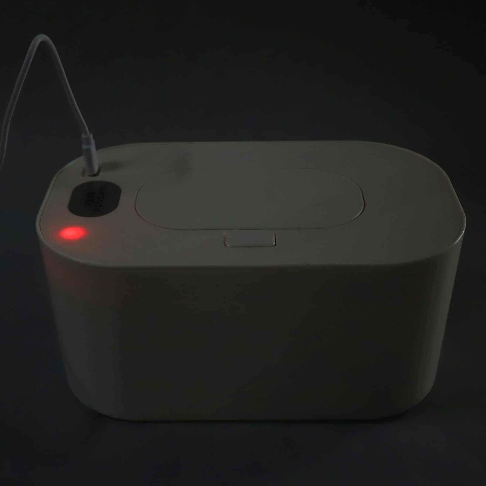 Yosoo Health Gear Chauffe-lingettes pour Bébé, Distributeur de Lingettes Humides à Température Constante, Blanc