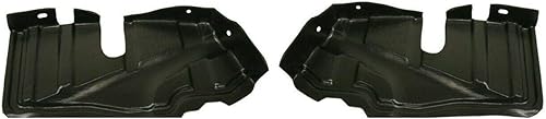 2 protectores contra salpicaduras de motor ZR para el lado del conductor y del pasajero Sedan LH RH par compatible con 2007-2012 Elantra 2010-2013