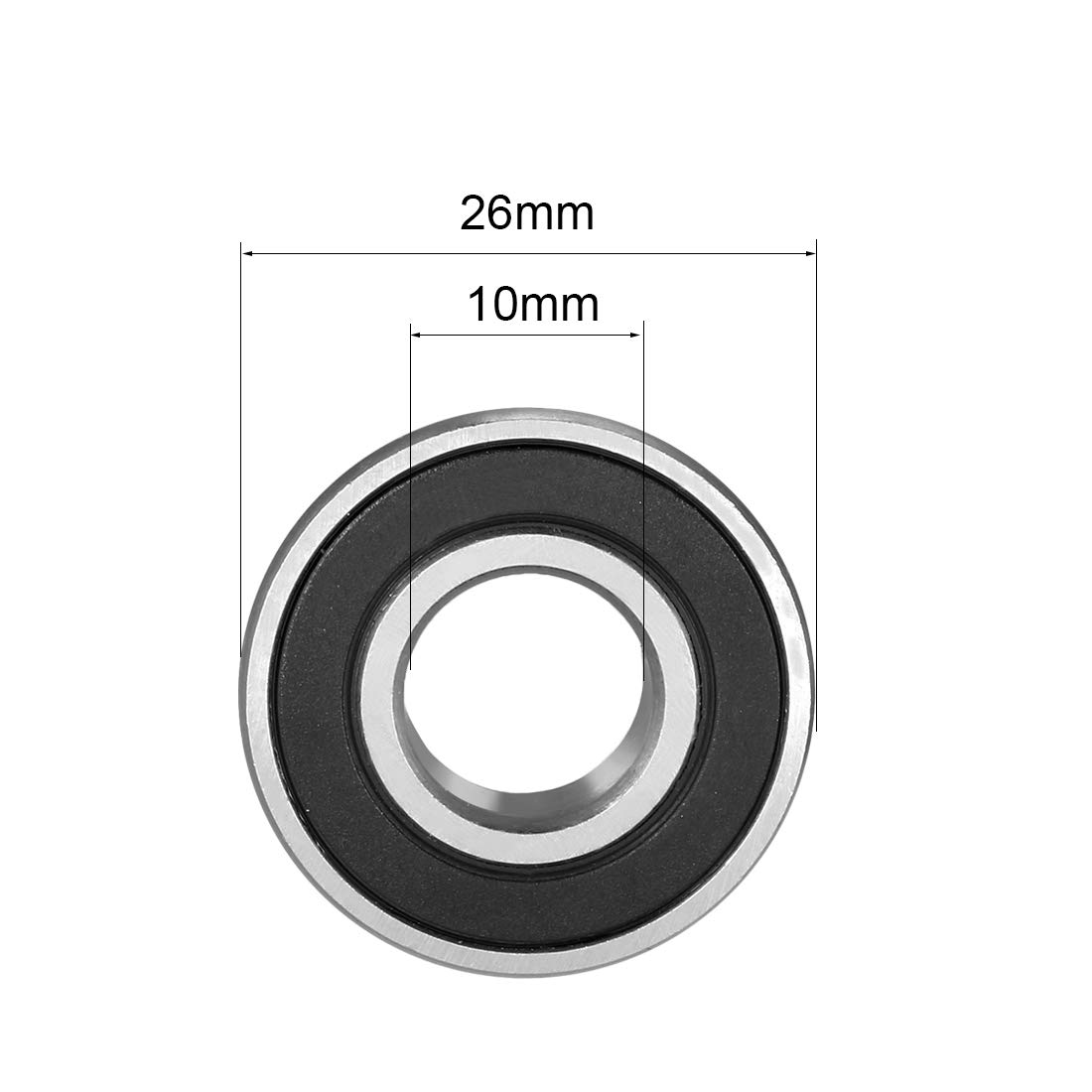 696-2RS Roulement à billes gorge profonde 6x15x5mm Double Scellé