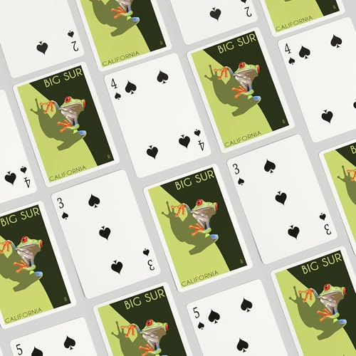 Lantern Press Big Sur California Juego de Cartas Poker miniatura 4