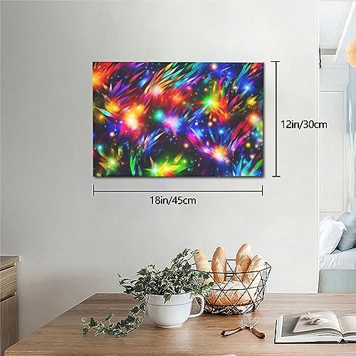 Impression sur toile colorée 30x45 cm pour décoration moderne - 6