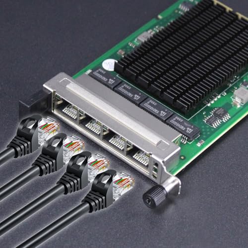 GLOTRENDS ST7397 Tarjeta de Red de Servidor con 4 Puertos Gigabit RJ45 y Controlador Intel I350-AM4 miniatura 3