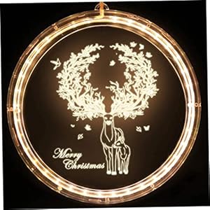 Sraeriot 3D -Weihnachtshängellichter, dekorativ