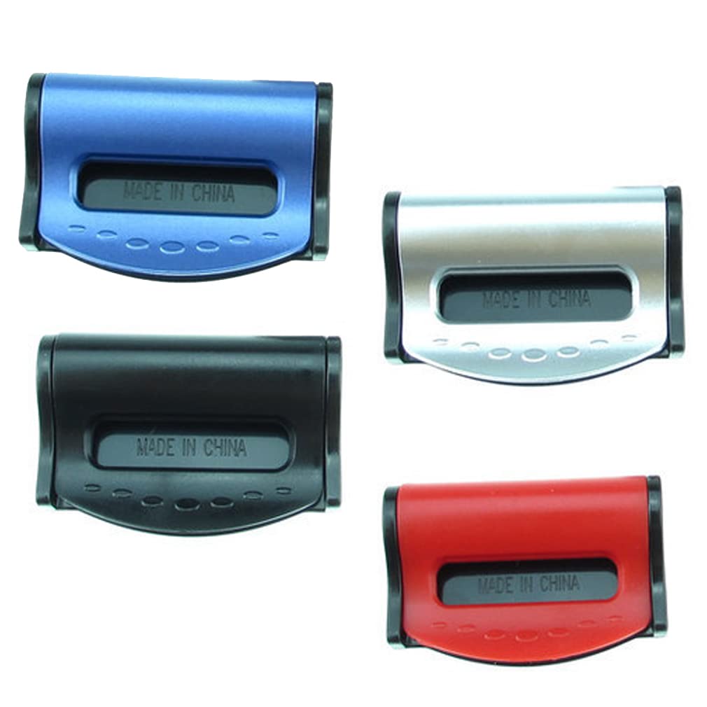 Car Seat Belt Clip, 4 Pack Seatbelt Adjuster for Adults, Comfort Universal Auto Shoulder Neck Strap Positioner