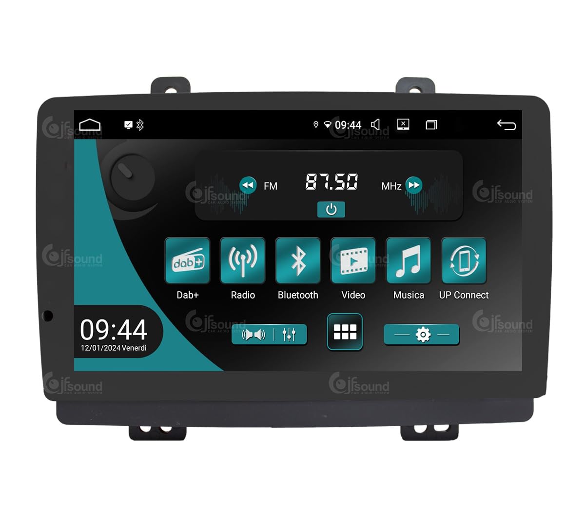 JF Sound - Autoradio Android JF-039D5-UP compatibile con DR F35 2020-2023 | CarPlay e Android Auto DAB+ |9 pollici HD | Prodotto in Italia