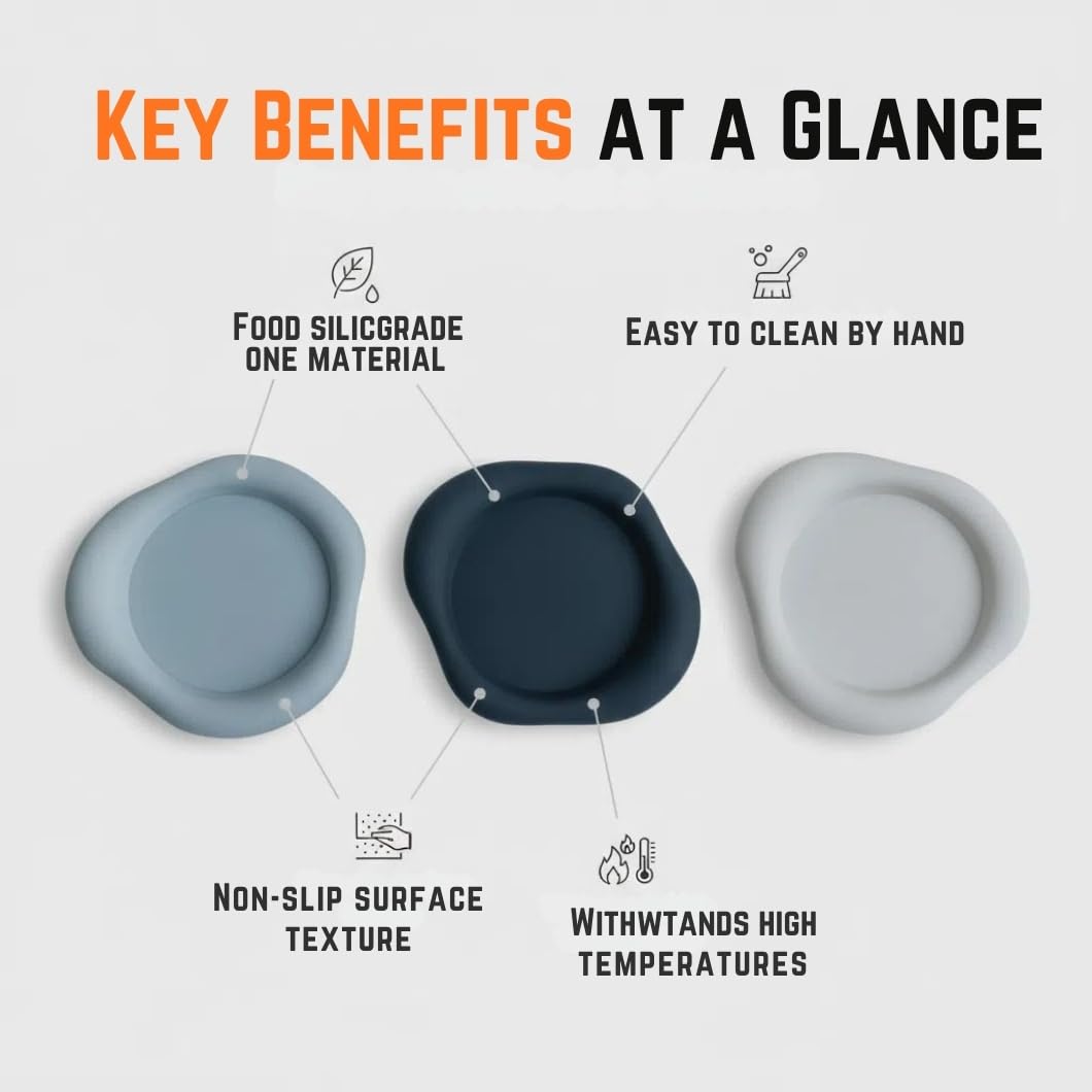 Set di 3 Sottobicchieri in silicone a forma di nuvola, Antiscivolo e resistenti al calore per bevande, Ideali per casa, Ufficio, Bar e ristorante – Design decorativo personalizzato