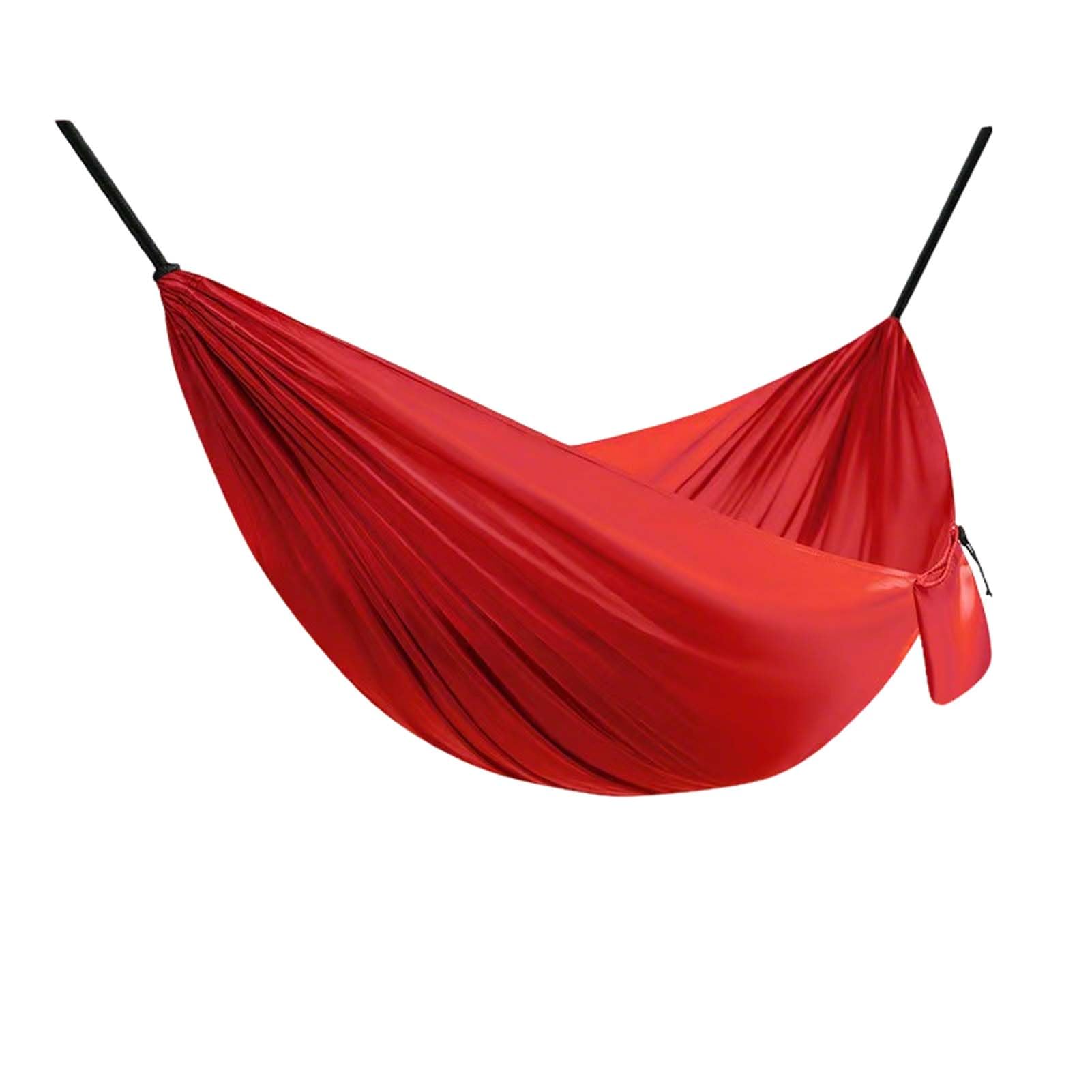 Portable Camping Hammock, Double Hammock For Outdoor Travel And Hiking, Lightweight Hammock With Tree Straps, Hammock Chair For Patio Garden