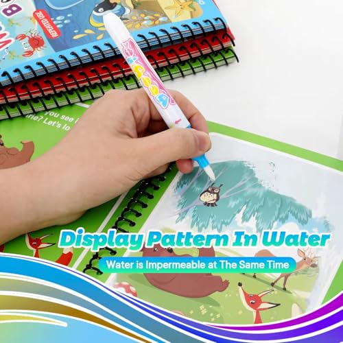 Image of IncyWincy Magic Colouring Book (Pack of 3), Birthday Return Gift for Kids, Aqua Doodle, Reusable, No-Mess Drawing, Party Favor for Children, Boys & Girls (Assorted)