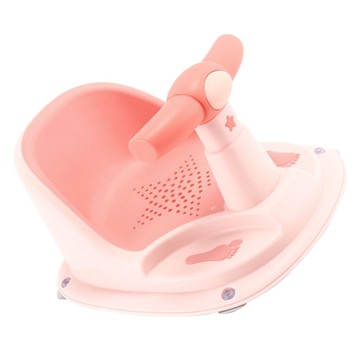 Asiento de Baño para Bebés Diseño Antideslizante y Almacenamiento Conveniente, Material Pp y Tpe, Adecuado para Uso en Casa y Apartamento