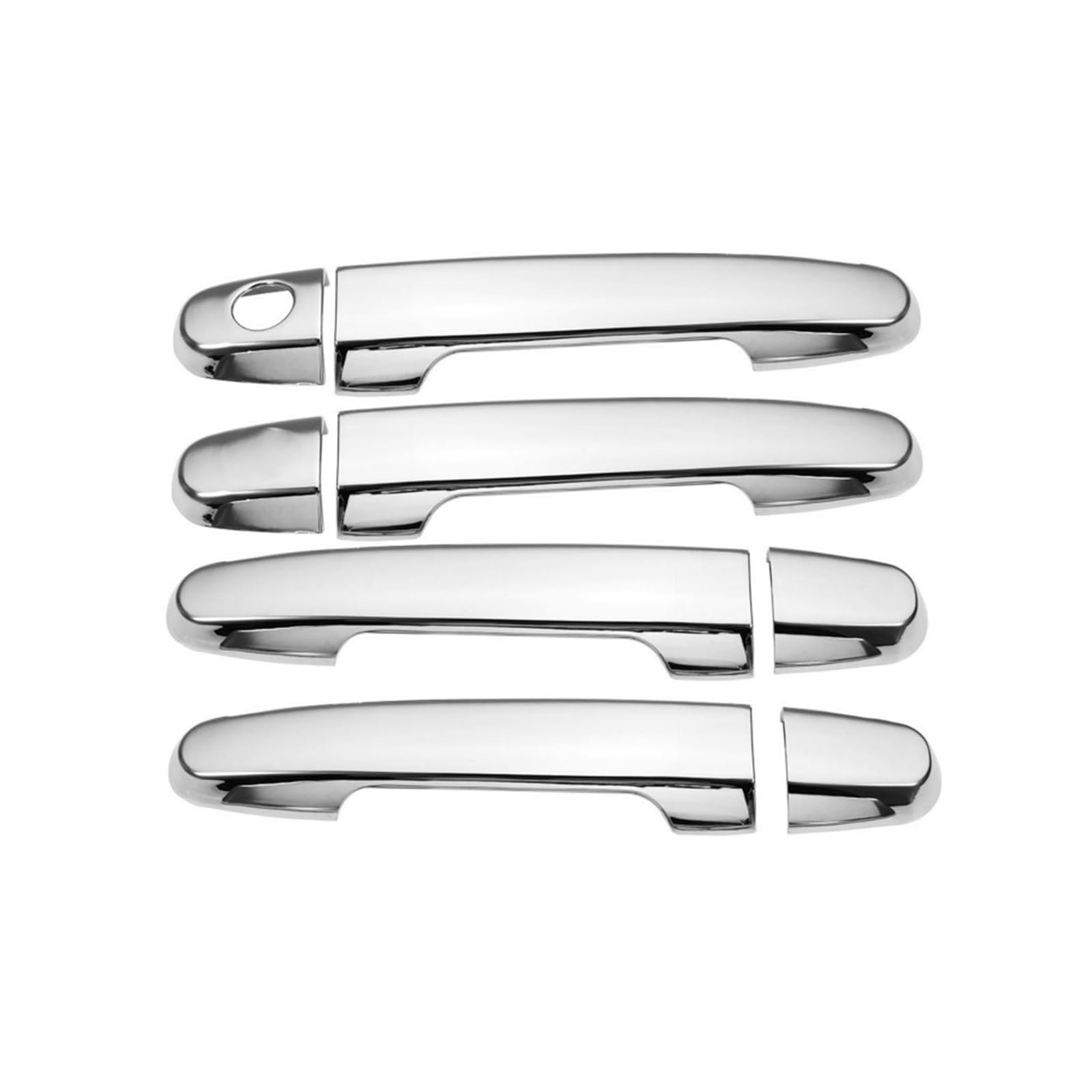 Drezzo Car Exterior Door Handle for Toyota for Corolla E140 E-150 2007-2013 Chrome Car Door Handle Cover Bowl Trim Styling(2 buttns)