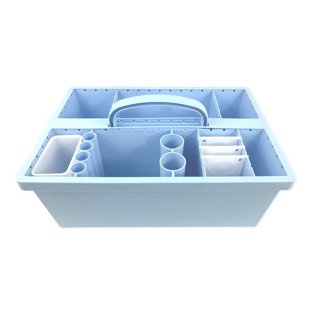 KOOTOO CUSTOMIZABLE ORGANIZER CONTAINER, with UNIQUE DIVIDERS that can be arranged to fit the space 