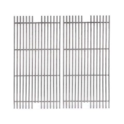 Votenli S5491A (2-Pack) 23 1/4" Stainless Steel Cooking Grates Replacement for Viking VGBQ 30" T Series, Viking VGBQ 41" T Series, Viking VGBQ 53" T Series,VGBQ300T,VGBQ0302T, VGBQ3002RT, VGBQ4103RT Cover