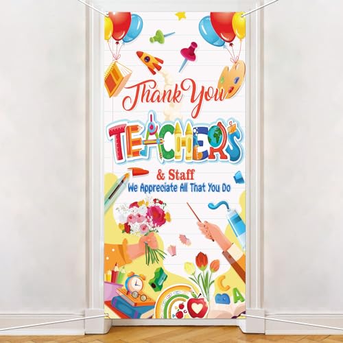Décoration de porte de salle de classe kit cadeau pour enseignants