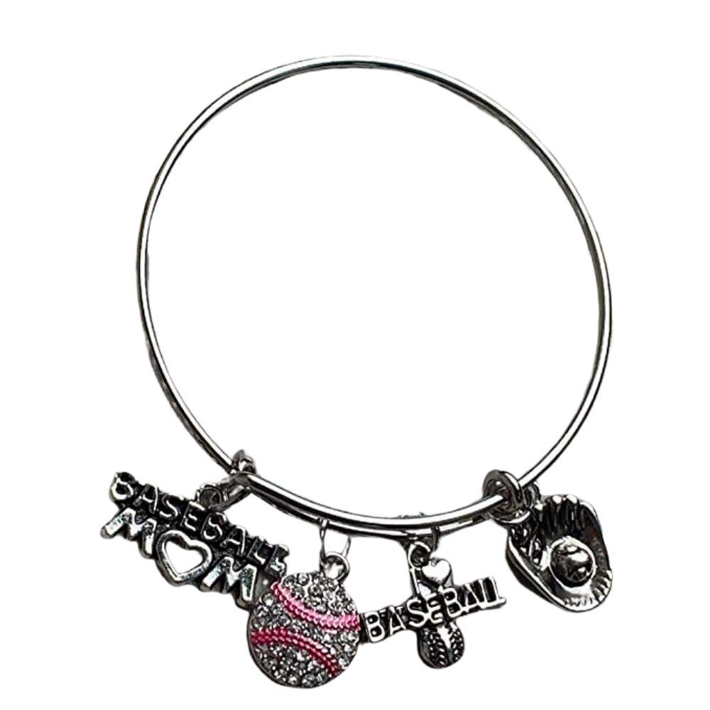 Infinity Collection Baseball Mom Bracelet- Baseball Jewelry For Moms for Baseball Player Moms