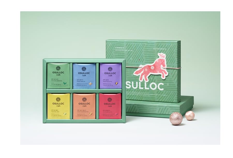 韓国オソルロック（OSULLOC）ギフトセット Amazon | 【韓国茶】OSULLOC オソルロク ティー バリエーション ギフト